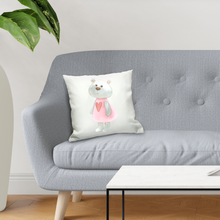 Load image into Gallery viewer, Pillowcase Baby Bear in a Pink Dress - ALCUCLA
