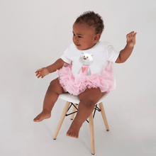 Cargar imagen en el visor de la galería, Baby Bear in a Pink Dress T-Shirt - ALCUCLA