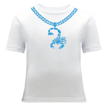 Cargar imagen en el visor de la galería, Blue Scorpion Chain T-Shirt - ALCUCLA