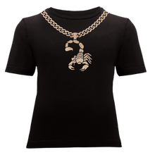 Cargar imagen en el visor de la galería, Gold Scorpion Chain T-Shirt - ALCUCLA