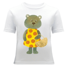 Lataa kuva Galleria-katseluun, Baby Bear and a Basket T-Shirt - ALCUCLA