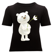 Lataa kuva Galleria-katseluun, Baby Bear and a Flower T-Shirt - ALCUCLA
