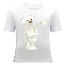 Lataa kuva Galleria-katseluun, Baby Bear and a Flower T-Shirt - ALCUCLA
