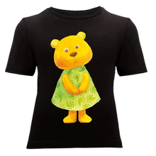 Lataa kuva Galleria-katseluun, Baby Bear in a Green Dress T-Shirt - ALCUCLA
