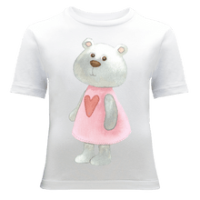 Cargar imagen en el visor de la galería, Baby Bear in a Pink Dress T-Shirt - ALCUCLA