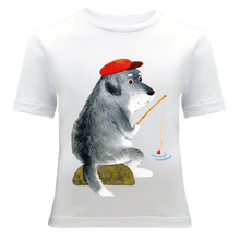 Load image into Gallery viewer, Fishing Dog T-Shirt - ALCUCLA
