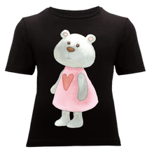 Cargar imagen en el visor de la galería, Baby Bear in a Pink Dress T-Shirt - ALCUCLA