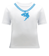 Cargar imagen en el visor de la galería, Blue Shark Chain T-Shirt - ALCUCLA