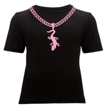 Load image into Gallery viewer, Pink Gecko Chain T-Shirt - ALCUCLA
