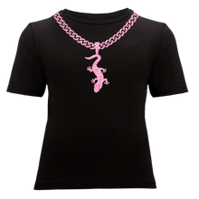 Cargar imagen en el visor de la galería, Pink Gecko Chain T-Shirt - ALCUCLA