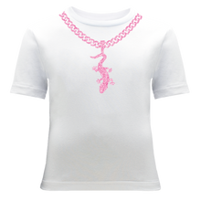 Cargar imagen en el visor de la galería, Pink Gecko Chain T-Shirt - ALCUCLA