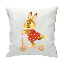 Lataa kuva Galleria-katseluun, Pillowcase Bunny on a Scooter - ALCUCLA