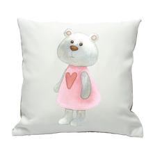 Load image into Gallery viewer, Pillowcase Baby Bear in a Pink Dress - ALCUCLA
