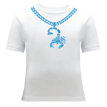Lataa kuva Galleria-katseluun, Blue Scorpion Chain T-Shirt - ALCUCLA
