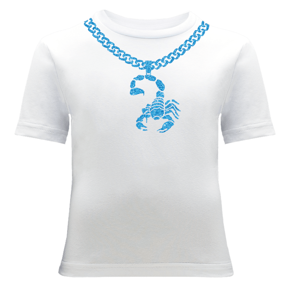 Blue Scorpion Chain T-Shirt - ALCUCLA