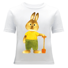 Cargar imagen en el visor de la galería, Brown Bunny Boy T-Shirt - ALCUCLA
