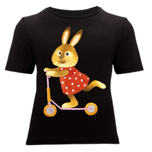 Cargar imagen en el visor de la galería, Bunny on a Scooter T-Shirt - ALCUCLA
