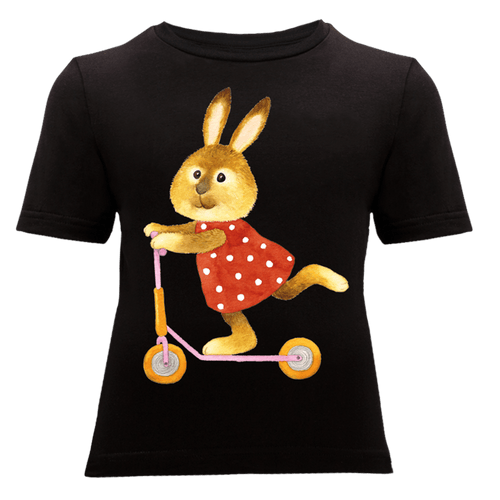 Bunny on a Scooter T-Shirt - ALCUCLA