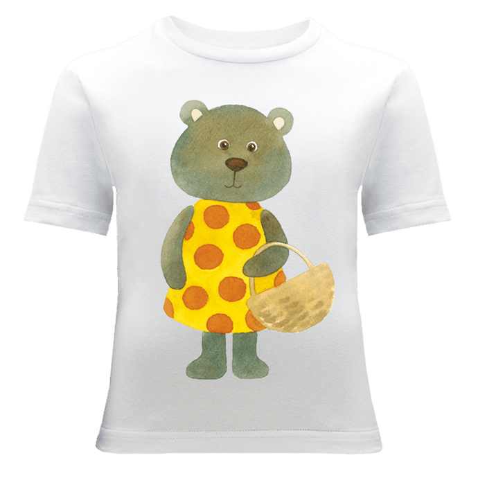 Baby Bear and a Basket T-Shirt - ALCUCLA