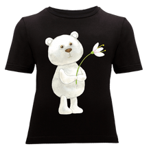 Cargar imagen en el visor de la galería, Baby Bear and a Flower T-Shirt - ALCUCLA
