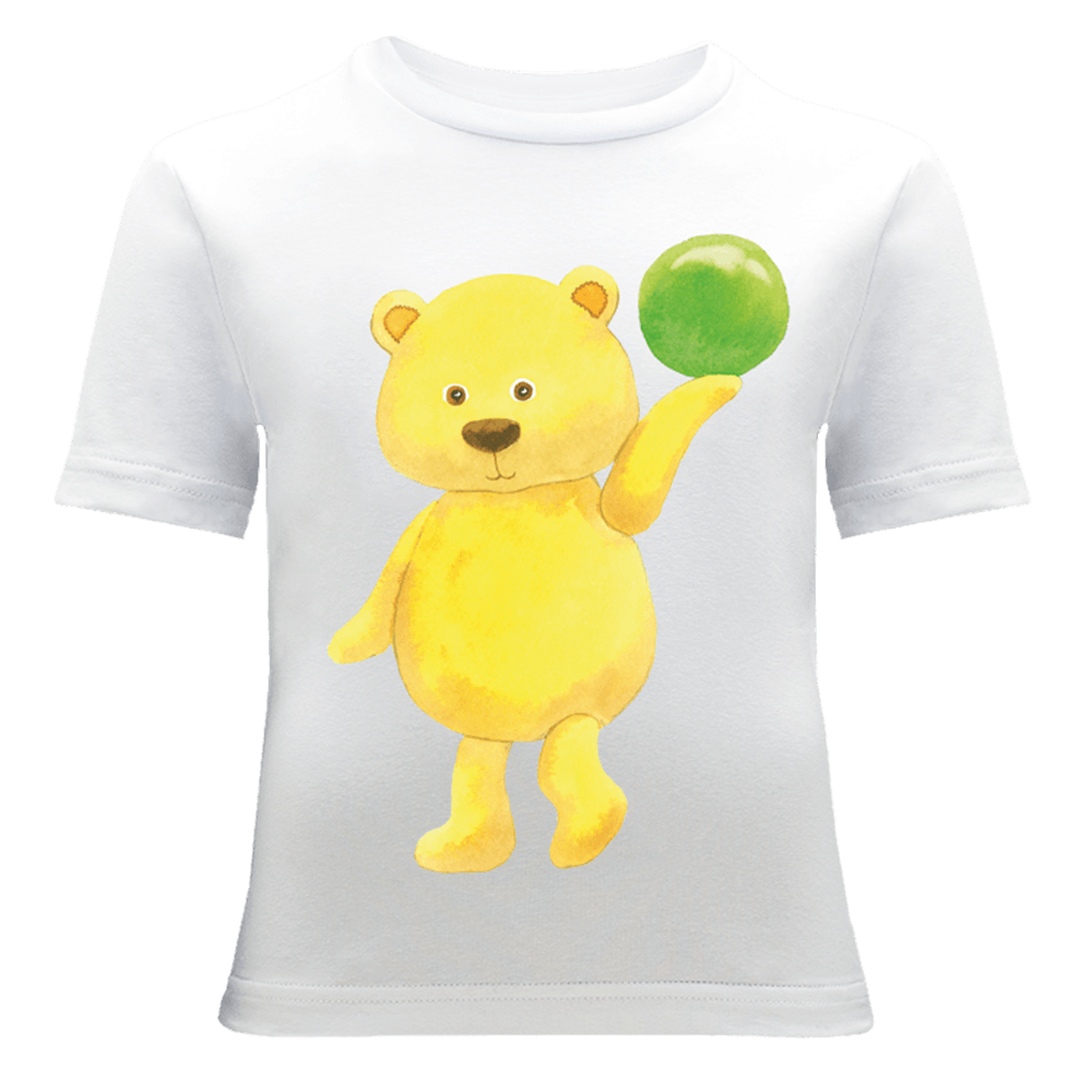 Baby Bear and a Green Ball T-Shirt - ALCUCLA