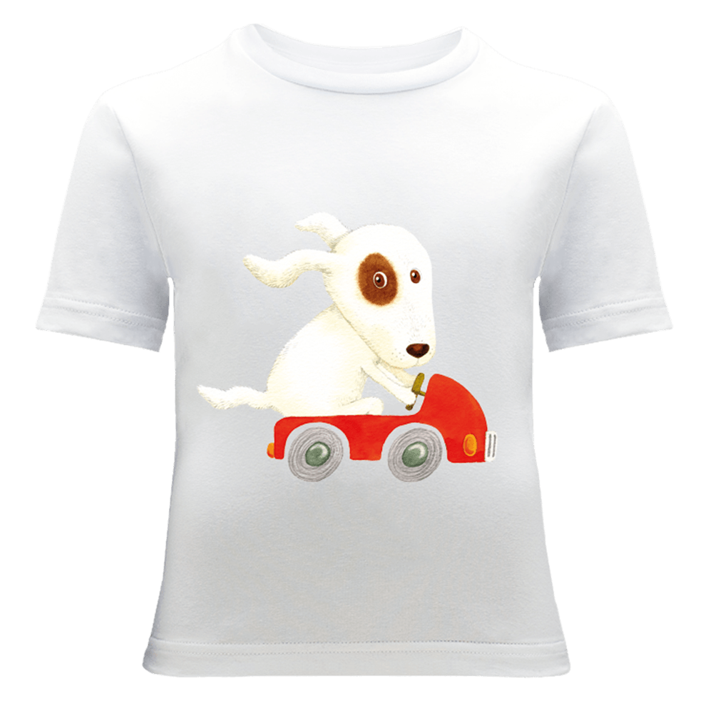 Driving Dog T Shirt ALCUCLA