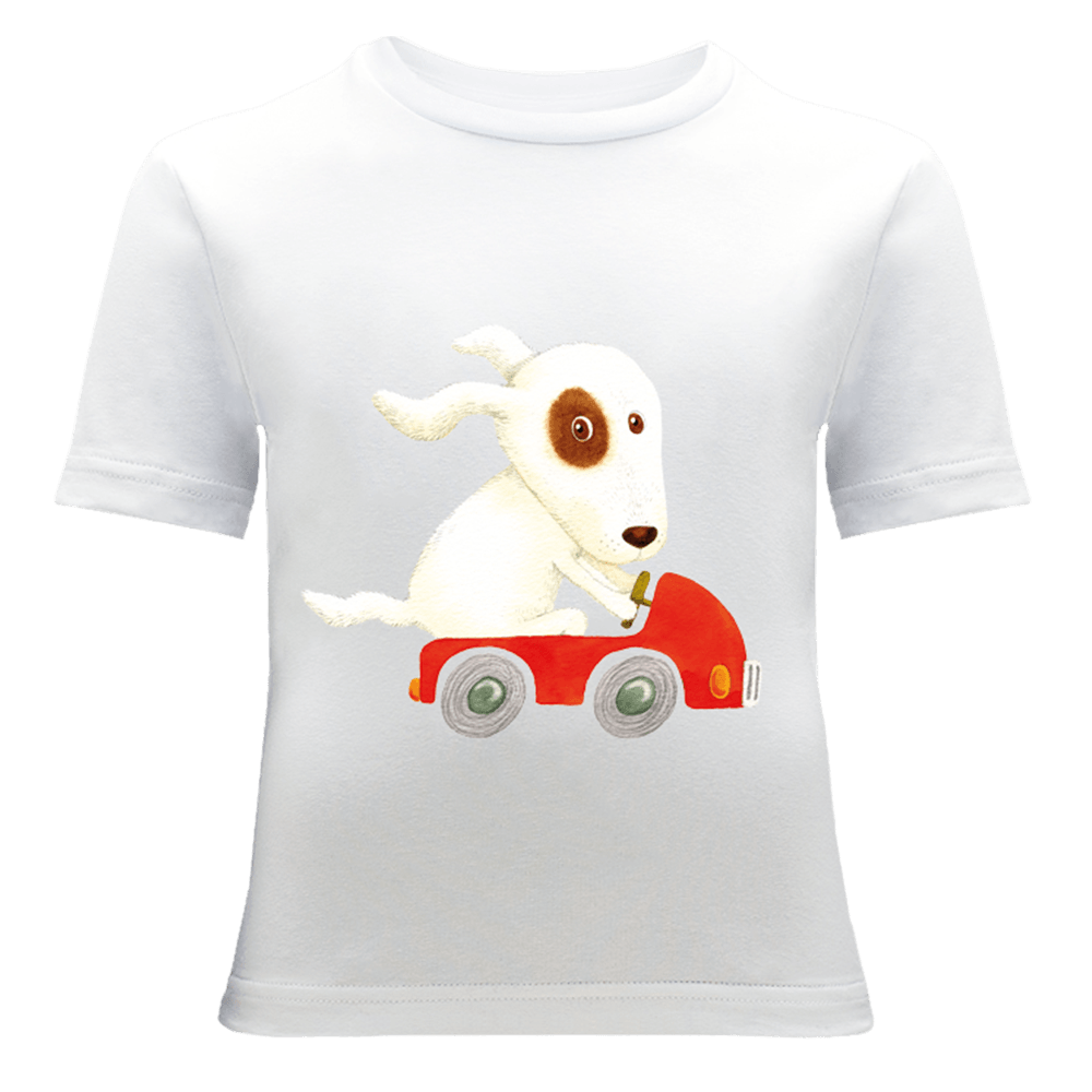 Driving Dog T-Shirt - ALCUCLA