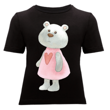 Cargar imagen en el visor de la galería, Baby Bear in a Pink Dress T-Shirt - ALCUCLA
