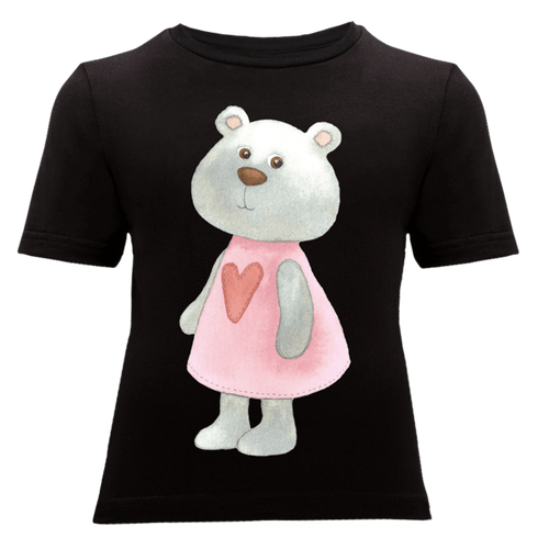 Baby Bear in a Pink Dress T-Shirt - ALCUCLA
