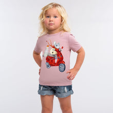 Cargar imagen en el visor de la galería, Mouse Mia and the Motorcycle T-shirt - ALCUCLA
