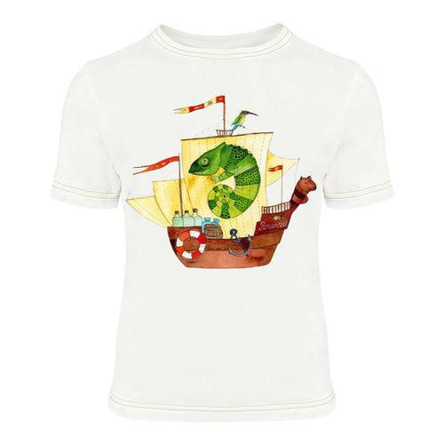Sally the Ship T-shirt - ALCUCLA