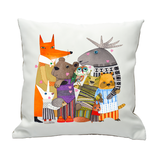 Pillowcase Forest Family
