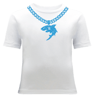 Load image into Gallery viewer, Blue Shark Chain T-Shirt - ALCUCLA
