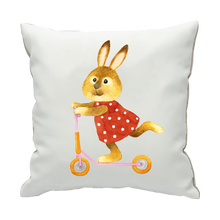 Lataa kuva Galleria-katseluun, Pillowcase Bunny on a Scooter - ALCUCLA
