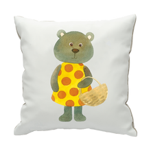 Lataa kuva Galleria-katseluun, Pillowcase Baby Bear and a Basket - ALCUCLA
