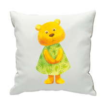 Lataa kuva Galleria-katseluun, Pillowcase Baby Bear in a Green Dress - ALCUCLA
