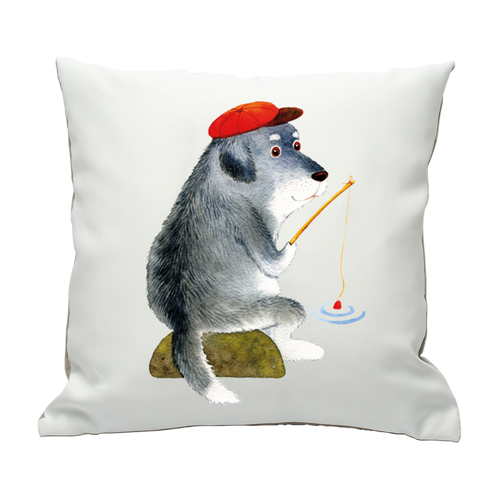 Pillowcase Fishing Dog - ALCUCLA
